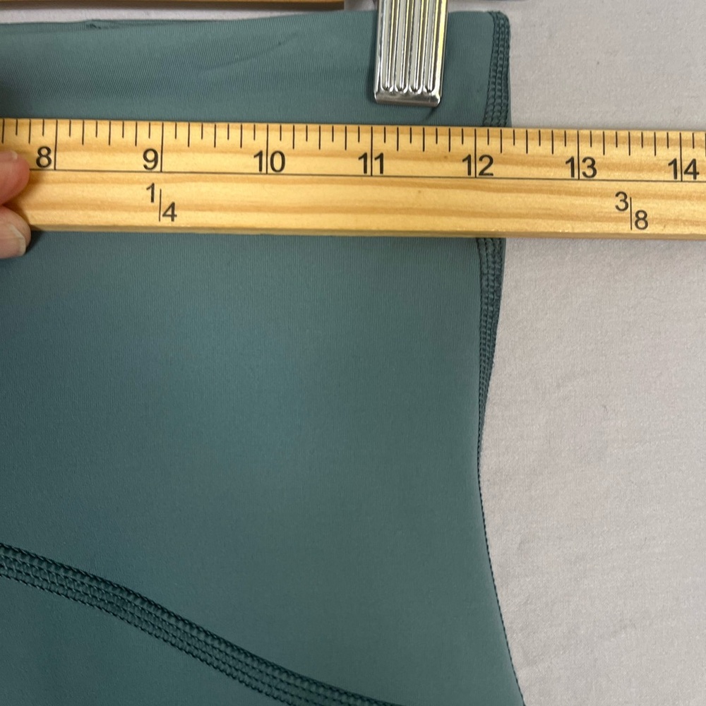 SPANX Shape 7/8 Booty Boost Leggings Womens Small Olive Green Slimming - Picture 12 of 13